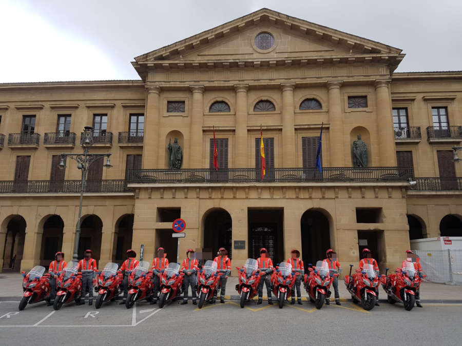 32 agentes de Policía Foral velarán diariamente por la seguridad de la Vuelta Ciclista a Navarra