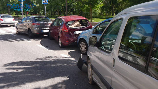 El presidente de Osasuna, herido leve en un accidente de tráfico