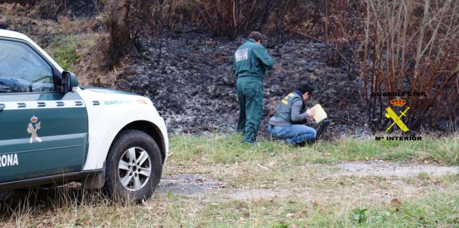 Detenidos  como autores de la oleada de incendios forestales en el Principado de Asturias