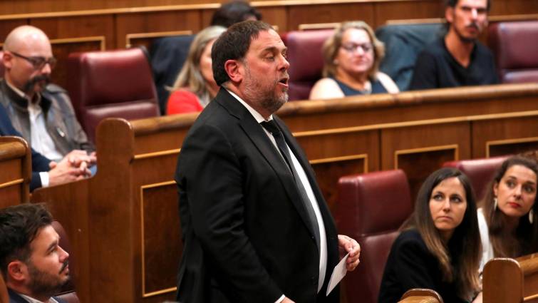 Junqueras promete su cargo de diputado 