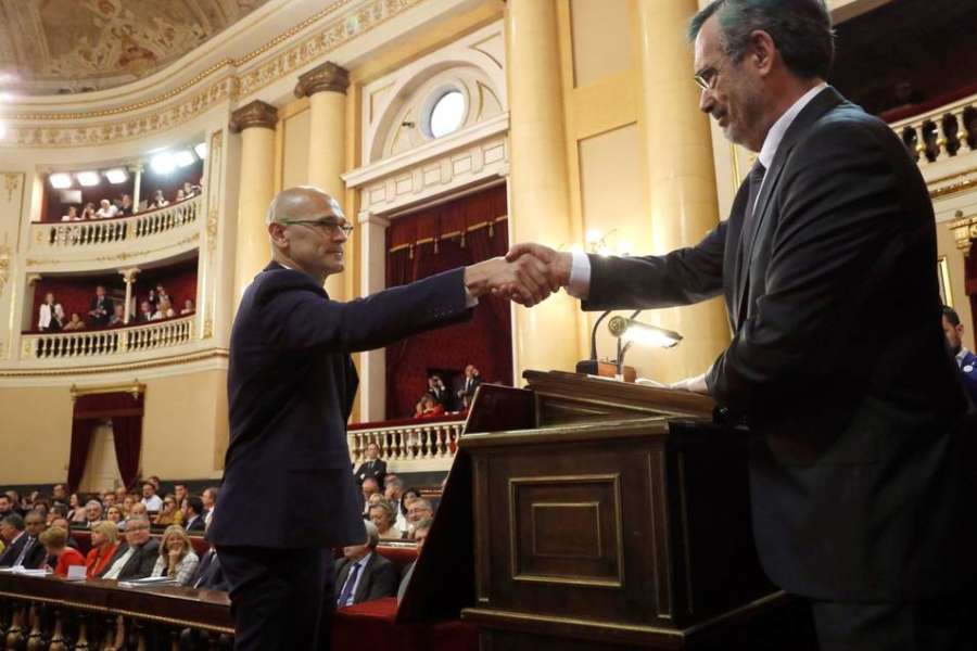 El presidente del Senado, Manuel Cruz: 