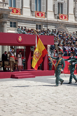 Los Reyes presiden el Acto Conmemorativo del 175 Aniversario de la fundación de la Guardia Civil