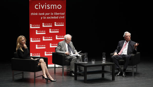 Vargas Llosa, en Pamplona: El nacionalismo, un gran enemigo al que enfrentarse con ideas