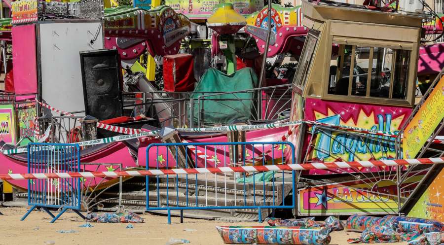 Dados de alta 5 de los 9 menores ingresados tras accidente en atracción de feria