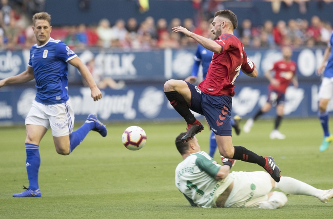 1-0. Osasuna celebra su condición de invicto en El Sadar a costa del Oviedo
