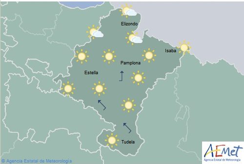 En Navarra temperaturas máximas en ascenso notable