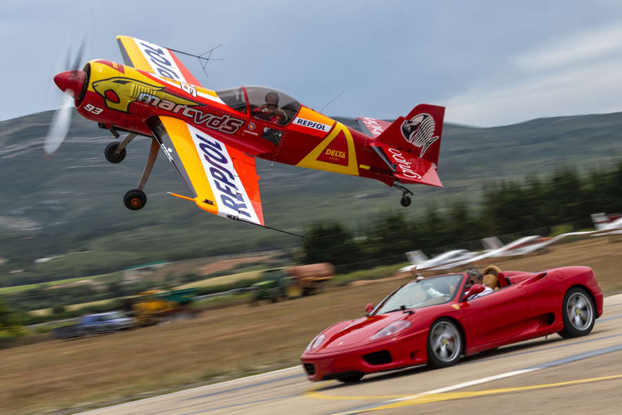El navarro Cástor Fantoba, Campeón Absoluto de España de vuelo acrobático por novena vez