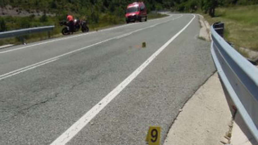 Fallece un motorista de 42 años en un accidente de tráfico en Navascués