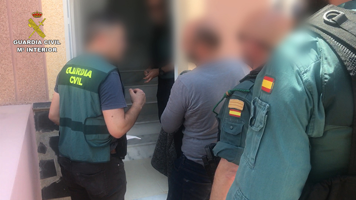 7 detenidos por robar cajeros automáticos con un camión pluma en Alicante