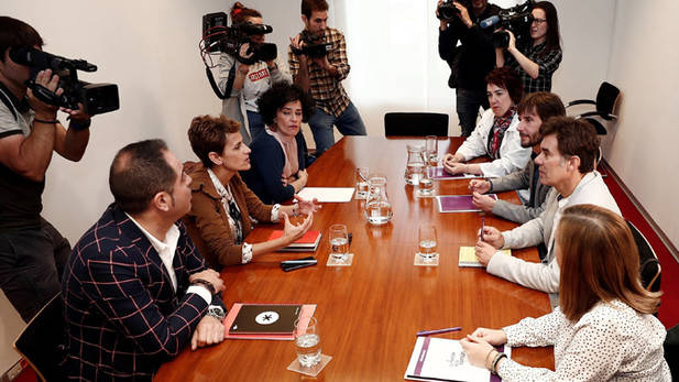 PSN y Podemos dispuestos a llegar a acuerdos para formar Gobierno en Navarra