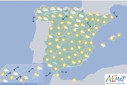 Hoy en España, chubascos y tormentas en el Pirineo oriental