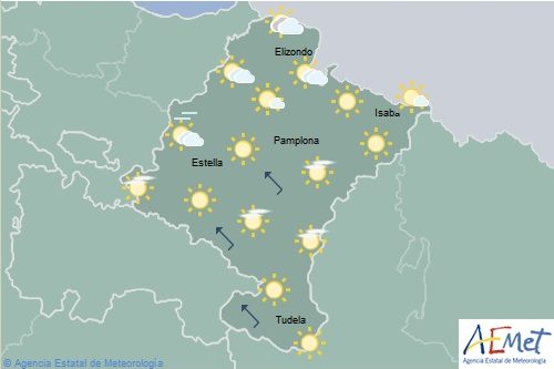 Temperaturas en aumento, de hasta 35 grados en el centro y sur de Navarra