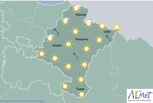 Los termómetros subirán hasta 39 grados en Navarra