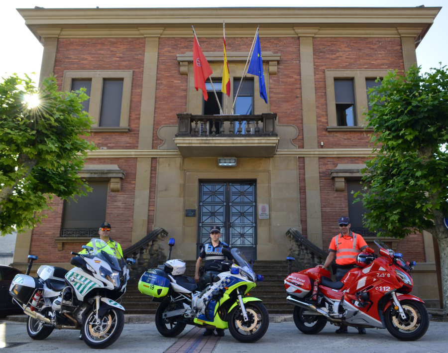 Guardia Civil, Policía Foral y Municipal inician la campaña de tráfico para San Fermín 2019