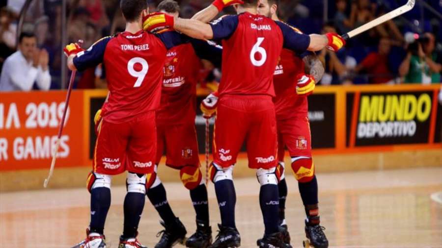 Oro y bronce, botín del hockey patines español en los WRG de Barcelona