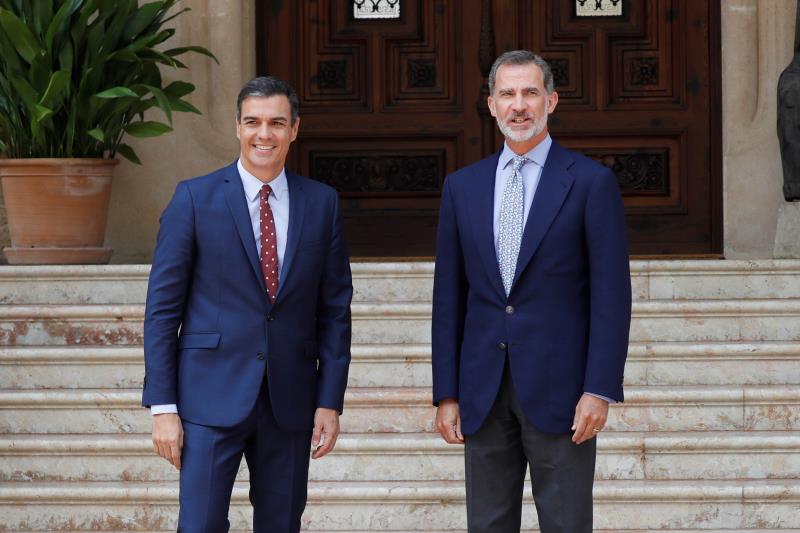 El rey recibe a Sánchez tras defender que es mejor evitar elecciones