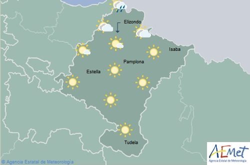 El tiempo hoy en Navarra