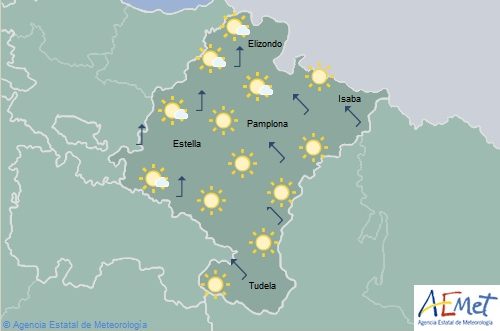 El tiempo hoy en Navarra