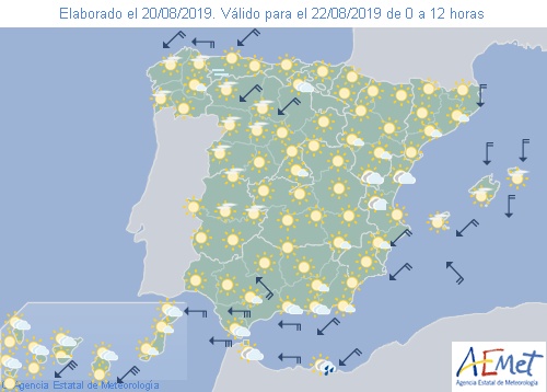 El  tiempo hoy en España