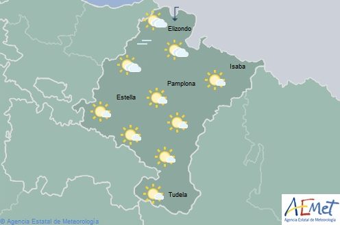El tiempo hoy miércoles en Navarra