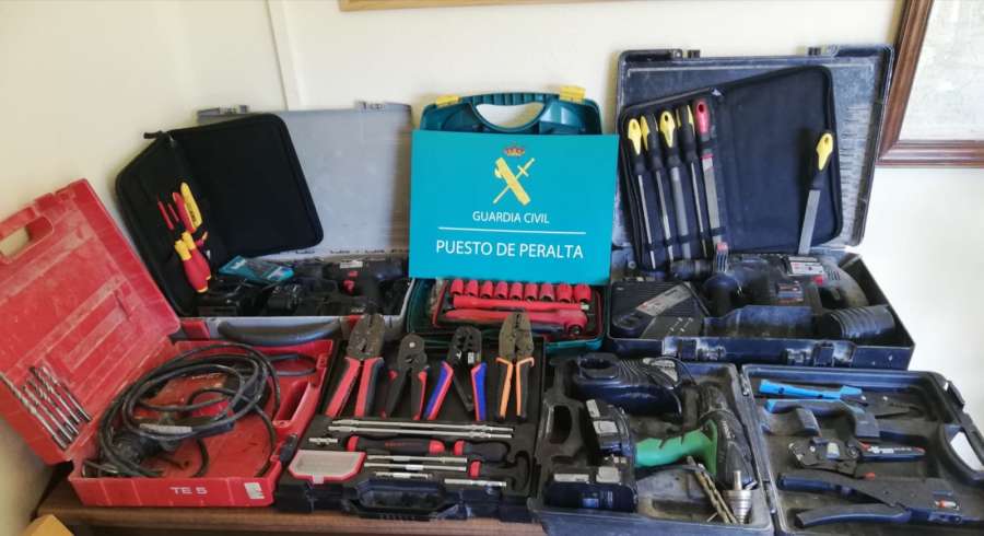 Detenido por robar herramientas por valor de 5000 € en Navarra