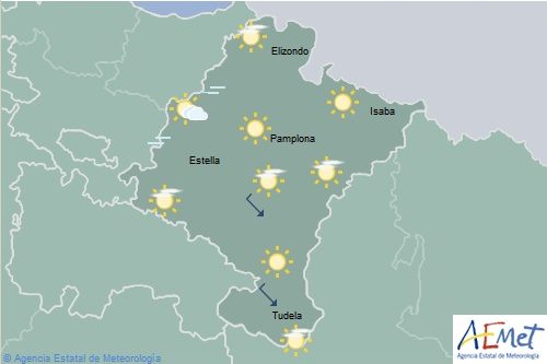 El tiempo hoy en Navarra