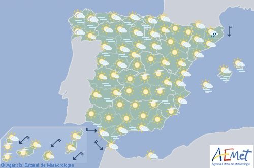 El tiempo en España para hoy sábado