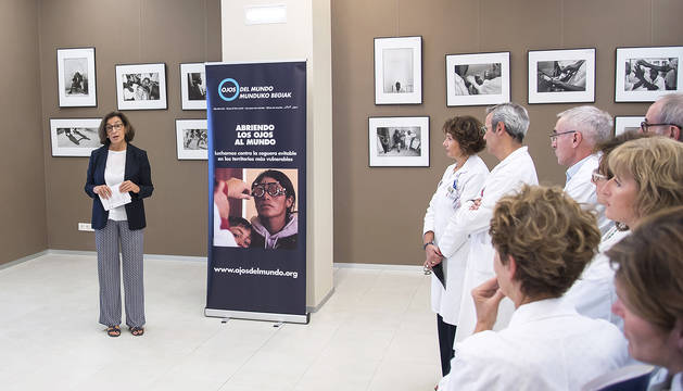 El CHN acoge una exposición fotográfica de la Fundación Ojos del Mundo