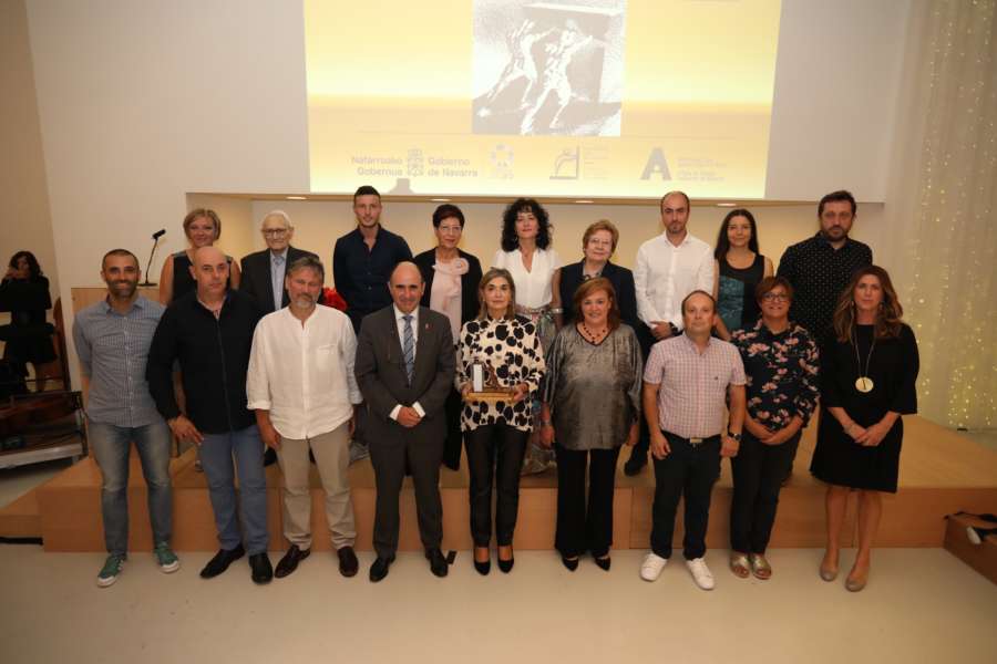 Entrega reconocimientos empresariales en la II Feria del Trabajo Autónomo de Navarra