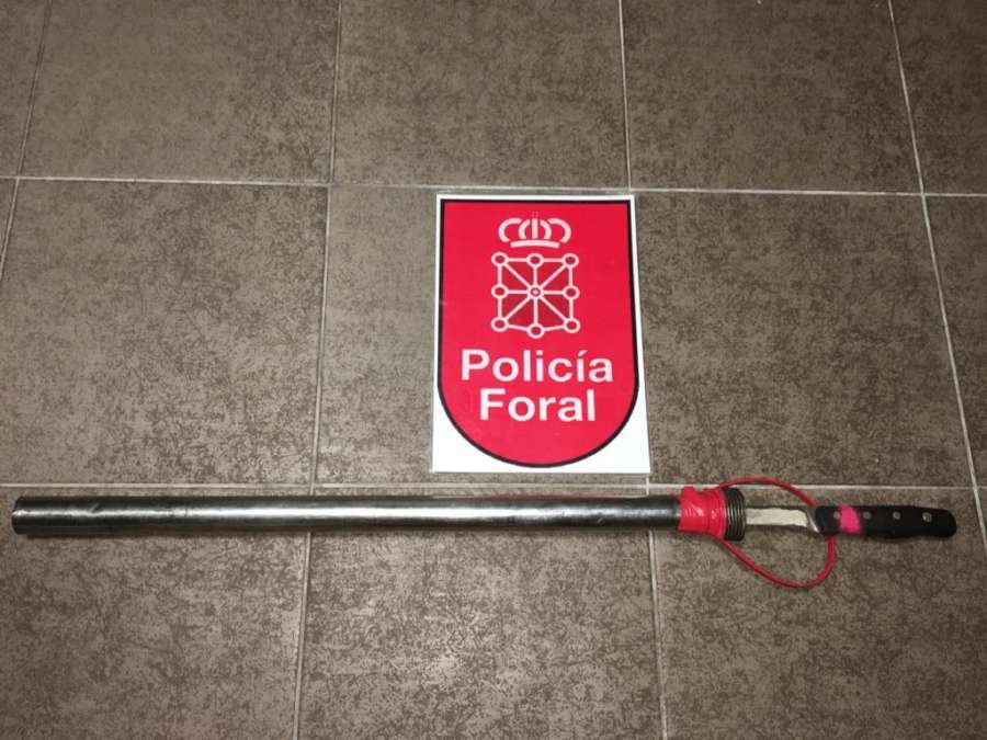 Detenido un kosovar en Sumbilla (Navarra) por robo y expedientado un barcelonés con arma defensiva