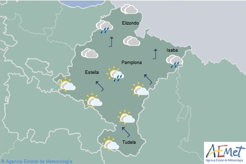 El tiempo hoy sábado en Navarra