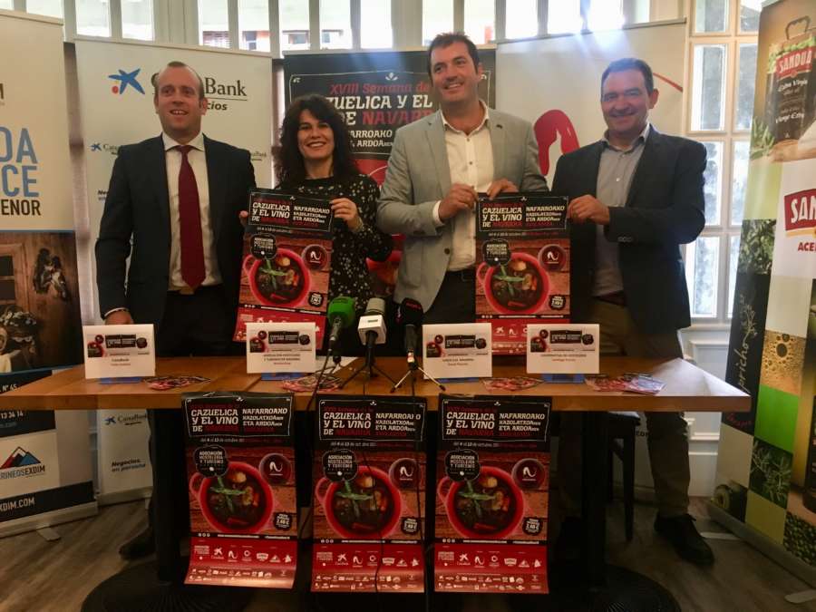 Comienza la XVIII Semana de la Cazuelica y su maridaje con vino D.O. Navarra
