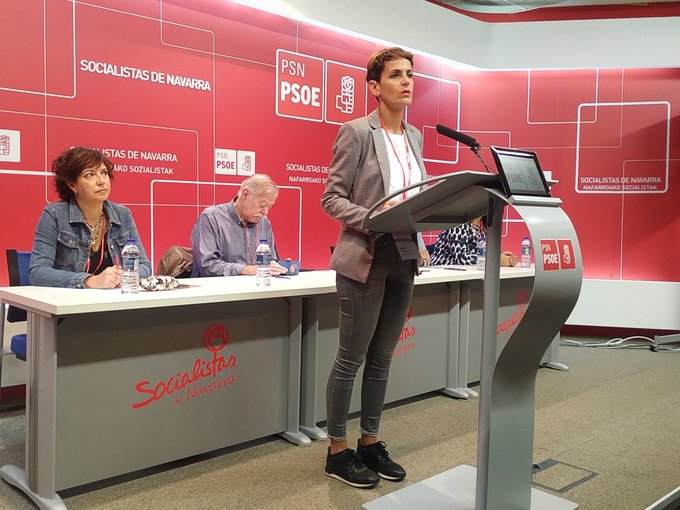 Chivite (PSN) asegura ante su Comité Regional que sus socios de Gobierno son 