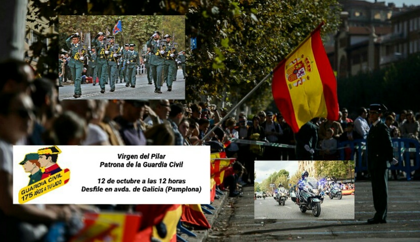 La Guardia Civil de Navarra celebra el Día de su Patrona, la Virgen del Pilar