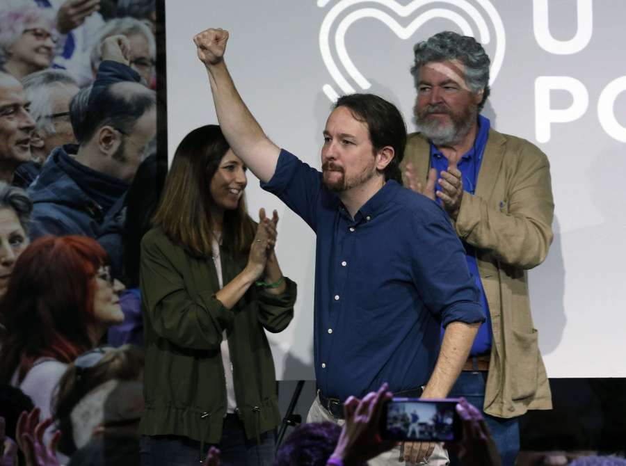 10N.- Iglesias: PSOE, PP y Cs responderán juntos a la desaceleración con 