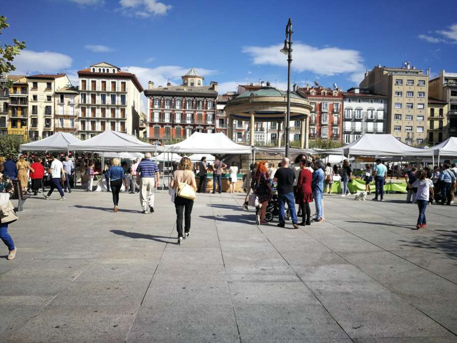 La Plaza del Castillo acoge la V Feria del Producto Local