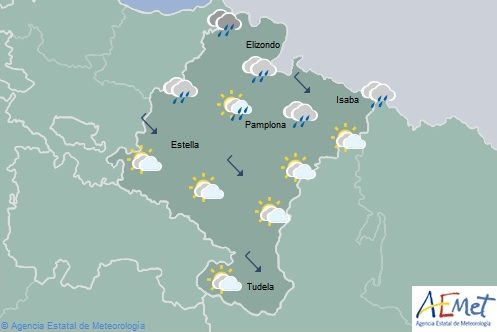 El tiempo hoy miércoles en Navarra