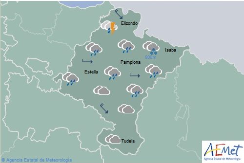 El tiempo en Navarra para hoy domingo
