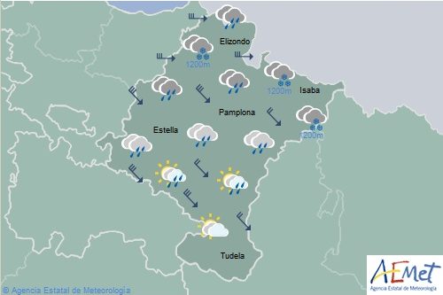 El tiempo para hoy sábado en Navarra