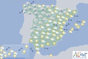 El tiempo para hoy jueves en España