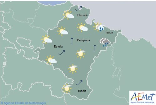 El tiempo para hoy miércoles en Navarra