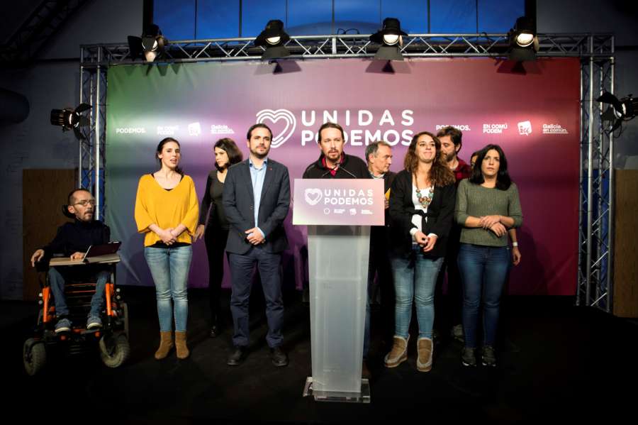 Iglesias pide a Sánchez una coalición y Errejón dice que no a nuevas elecciones