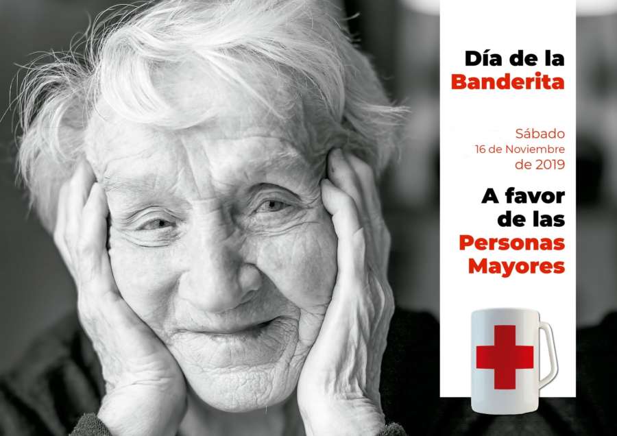 Cruz Roja celebra el Día de la Banderita a favor de las personas mayores