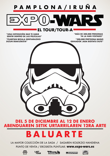 AGENDA: 5 diciembre a 12 enero, en Baluarte, EXPOSICIÓN ‘EXPO-WARS’