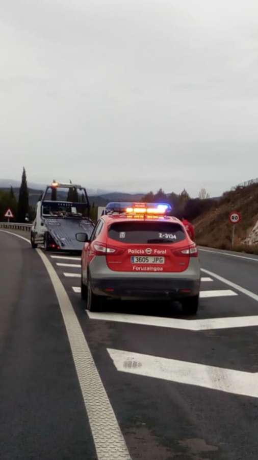 Una persona fallecida y otra herida tras un accidente vial en Unzué