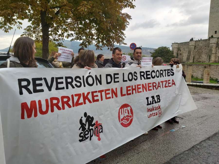 Los sindicatos exigen de nuevo el cumplimiento del acuerdo del Gobierno de Navarra con la enseñanza concertada