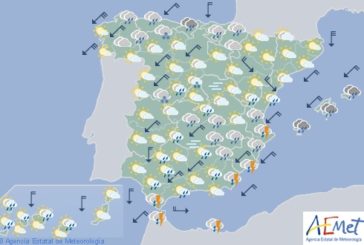 El tiempo hoy lunes en España