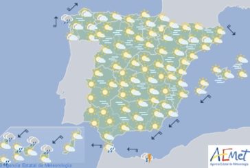 El tiempo hoy sábado en España