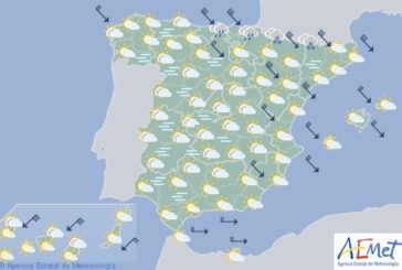 El tiempo en España para hoy lunes