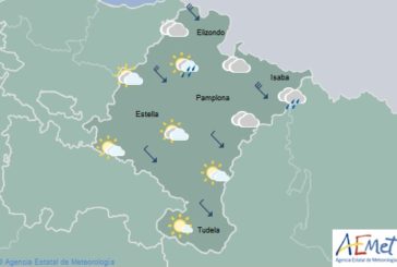 El tiempo para hoy lunes en Navarra